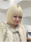  ◎ブロンドハイトーンデザインカラーアンブレラカラー金髪