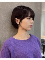 ロンド 表参道店(Lond) ブリーチなし/髪質改善/ピンクベージュ/グレーブラウン/ボブ