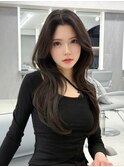 卵型似合わせ韓国前髪カット ワンホンレイヤー 【銀座】