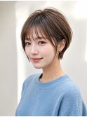 20代30代40代絶壁解消ひし形小顔前下がりレイヤーボブ【越谷】