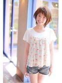 ざっくり＋バング＝かわいい