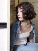 くせ毛ボブ