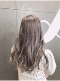 透明感ヴェールカラー×グレージュ