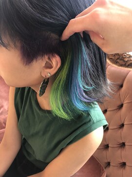 エマ(emma) 寒色系ユニコーンカラー♪