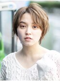 ニュアンス小顔ショート　担当　佃