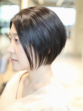 ヘア デザイン リスク(HAIR DESIGN RISK) 【RISK 高橋勇太】三鷹 ショートカット 上手い束感ショートボブ