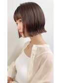 結べないボブ×ミルクティーブラウン