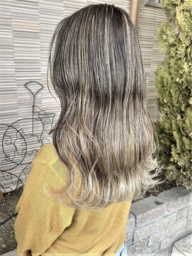 ヴァン カウンシル 川中島店(VAN COUNCIL) ミルクティーベージュバレイヤージュ/20代30代40代50代60代