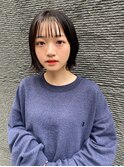ぷつっとボブスタイル