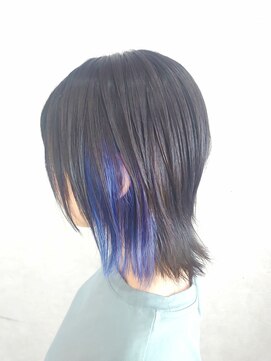 アニュー ヘア アンド ケア(a New hair&care) 20代30代ウルフインナーカラー立体感小顔丸み乾かすだけ