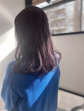 アネラヘアー(Anela hair) 大人可愛い　バイオレットカラー