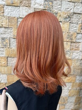 メゾンドボーテ 少路店(MAISON DE BEAUTE) 元気いっぱいオレンジカラー