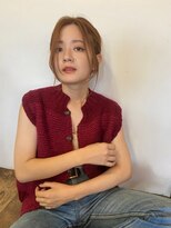 エルジン ヘアドレッサー ショップ(ELGIN HAIR DRESSER SHOP)&nbsp;【saya】orange beige×arrange