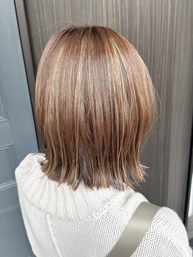 ガレリアエレガンテ 各務原店(GALLARIA Elegante) ハイライトボブ/20代30代40代/各務原