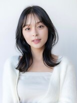 ハバナ 渋谷(HAVANA) 20代30代大人可愛いレイヤーロング/前髪パーマ/グレーベージュ