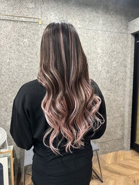 ベジータ(VEGETA) ＊エクステでピンクバレイヤージュ＊