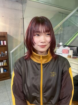 ヘアーデザイン アルエ(HAIR×design ARUE) 暖色カラー+レイヤーカット