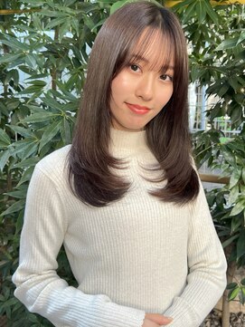 オーブ ヘアー ルマ 徳島店(AUBE HAIR ruma) 20代・30代_韓国風こなれセミロング