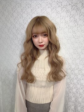 ヘアアンドメイク サファイア 豊橋店(ヘア&メイク SAPPHIRE) #フランス人形風#ハイトーンカラー#プルエクステダイヤ