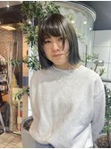 ブリーチなし◎/透明感オリーブカラー☆【多田華歌】