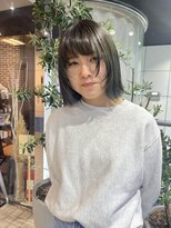 ヘアーアンドメイク ビス(HAIR&MAKE bis) ブリーチなし◎/透明感オリーブカラー☆【多田華歌】