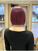 【RENA】1ブリーチピンク_ぱつっとボブ_ミニボブ
