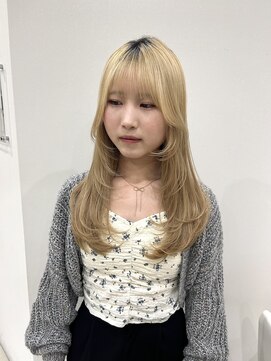 ハピネス 西大寺店(Happiness) レイヤーカット/ハイレイヤー/ポイントレイヤー/ぱっつん前髪