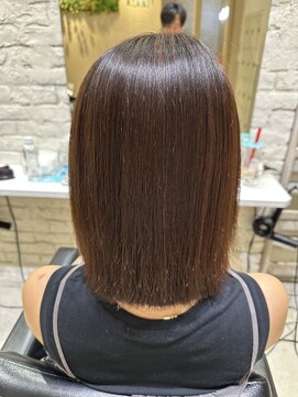 フリーラ 横浜(freera) 髪質改善サラサラプレミアムストレート大人ガーリー韓国ボブ横浜