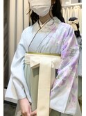 【STORIA川崎店】袴×ハーフアップ×リボン