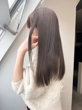 スタートウキョウ 渋谷(STAR TOKYO) 縮毛矯正ロング♪酸性ストレート髪質改善ココアベージュ