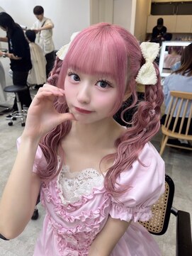 ドットハリス(.Hallis) ツインテール/ヘアメ/ヘアセット/ライブヘアセット/ダブルカラー