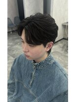 オム ブランシェ(HOMME BLANCHE’)&nbsp;【Natsuki】フェザー風毛流れパーマ