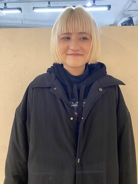 ソイ 下北沢(soi) エフェクトブリーチで抜きっぱなしブロンド