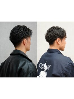 【メンズ専門理容室】磨き抜いたパーマ技術をご提供！忙しい朝も簡単にきまるパーマスタイル[Barber　808]