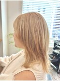 【ハイトーン】【ミルクティー】外国人風グレージュカラー