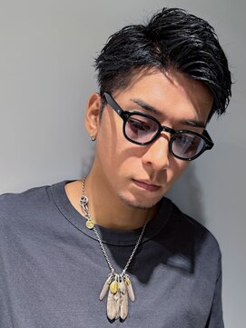 アイビーズ(IVYS) 大人ジェントルリバースツーブロック刈り上げアップバング短髪