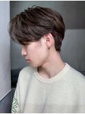 韓国マッシュフェザーパーマブルーブラック_ba554371