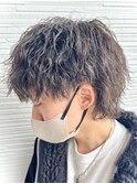 ツイストスパイラルパーマウルフカット波巻きパーマメンズパーマ