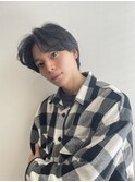 ビジネス◎ツイスパ×センターパート×ニュアンスパーマで好印象