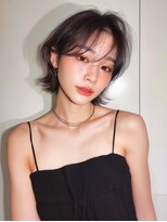 ラベストクズハ(LOVEST KUZUHA)&nbsp;マッシュウルフ/フェイクブラック/大人ボブ/外はねボブ