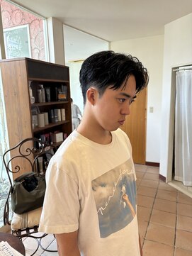 ユウヘアー 尾張旭店(U Hair) 【U hair】短めセンターパート