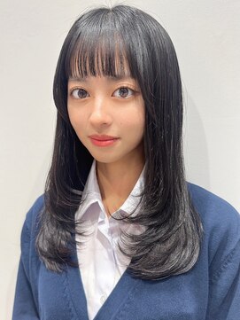 アリュア(Allure) 暗髪ロング×レイヤーカット