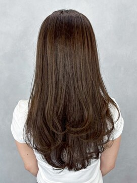 アイティー バイ アルバム 浦和店(IT by ALBUM) ロング暗めカラー韓国ヘア顔周りレイヤー_ba561142