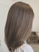 ロッカヘアエジェ(ROCCA hair eje.)&nbsp;デザインカラーシルクグレージュロング