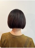 美髪レイヤーボブ　ハイライト