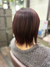 ヘアープレイスルシア(Hair Place Lucia)&nbsp;外ハネくびれボブ