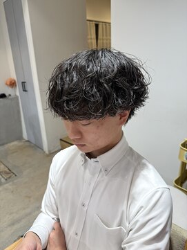 シャドウパーマ フェザーパーマ  メンズパーマ メンズカット