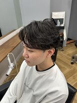 アレス バイ シカ 神戸三宮元町店(ALLES by Cica)&nbsp;ニュアンスセンターパートフェザーパーマ