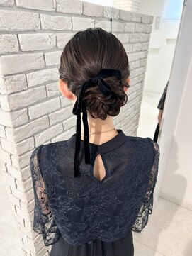 【横浜駅/ヘアセット】王道シニヨン