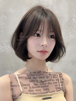 ロンドブルーム 天神大名店(Lond Bloom) ミディアムヘア韓国ボブタッセルボブレイヤーボブデザインカラー